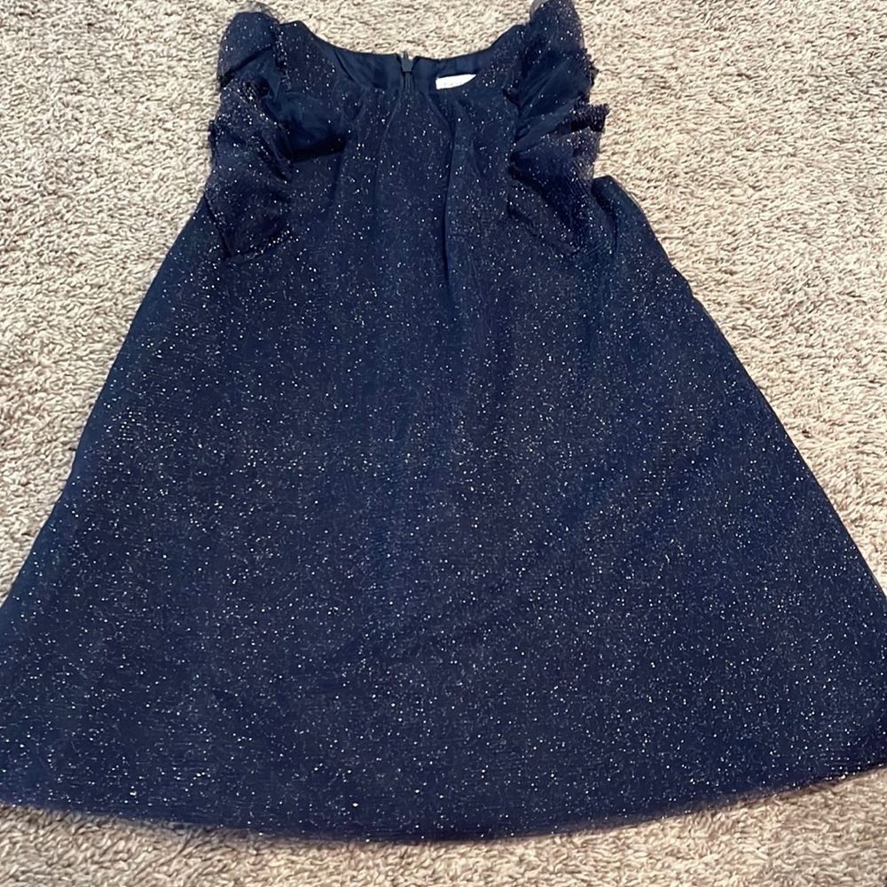 Tahari blue Sparkle Dress